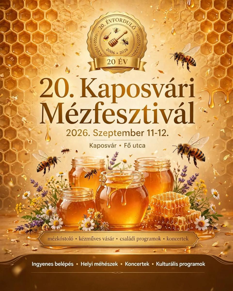 Szakmai Beszámoló a XX. Kaposvári Mézfesztiválról és a XIX. Zselici Méhész Regionális Konferenciáról