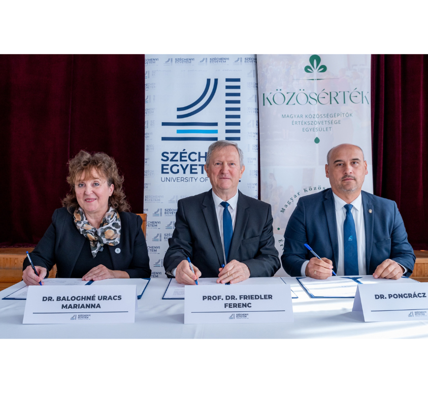 Új együttműködéssel erősíti a közösségszervező-képzést a Széchenyi István Egyetem